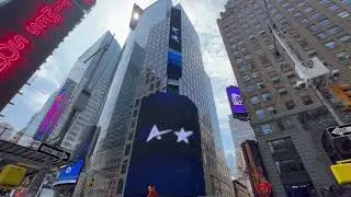 AXIA Investing Promoted on America Guerrilla Marketing LED Billboard in Times Square NYC