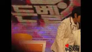 100301 Doojoon Filming St@r Golden Bell (Fancam)