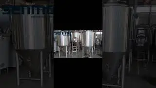 1000L beer fermentation tanks #brewing #fermentationtank #machine #manufacturing #beerfermentation