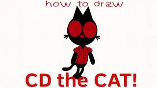 how to draw CD the CAT
