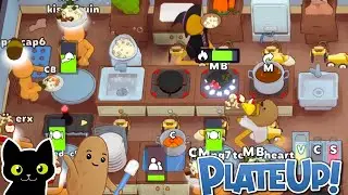 Set Fire! Duo Stir Fry and Coffee Food Card Challenge with fangz! PlateUp!