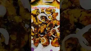Street Style Chilli Lemon Chicken 🔥🍋 | Juicy & Zingy Recipe #shorts #food #asmr