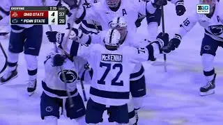 Gavin McKenna with the GAME-WINNING GOAL in OT vs. Ohio State | Penn State Hockey