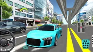 Realistic Driving School Test 🚗🔥 | 3D Driving Class Android & iOS Gameplay