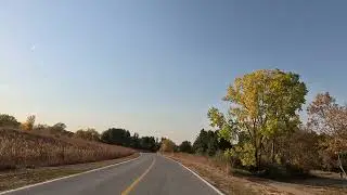 4K Highway Driving Tour | Chaco Hills Recreation Area | Omaha, Nebraska | USA |