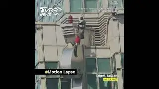 Watch: Honnold's insane 95-minute climb of Taiwan's Taipei 101 tower