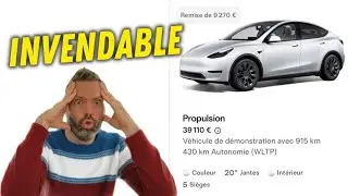 Ces Model Y sont INVENDABLES ⁉️ Tesla ne sait pas quoi en faire 😱