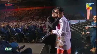 Comic Moment Of Yasir Hussain - Kashmir 10th HUM Awards - HUM TV