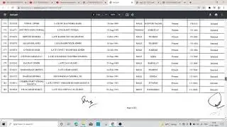 UPSI 2020 मृतक आश्रित RESULT