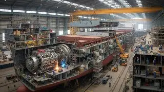 Inside the Shipyard &ndash; How Giant Cargo Ships Are Built Like Moving Cities