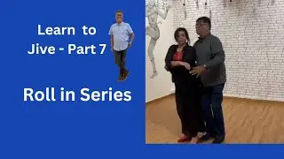 Learn to jive . Jive dance steps . part 7  .Roll series