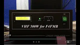 VHF 144-148 MHz amplifier 500W for F4FMB