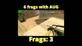 6 frags with AUG #headshot #6k #nostalgia #oldschool #clip #clips #win #wow #counterstrike #cs16