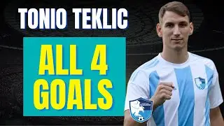 Tonio Teklic - ALL 4 GOALS FOR ERZURUMSPOR | Skills & Highlights