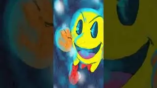 Pac-Man In 34 secs👾🕹#shorts#pacman#speedpaint