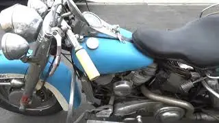 Hunting Harleys 1958 original paint factory custom Duo Glide Panhead