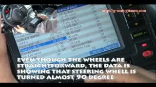 G-scan Steering Angle Sensor Calibration