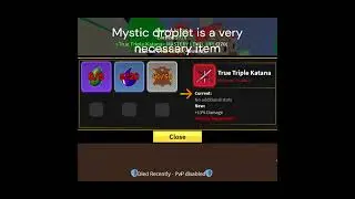 How to get Mystic droplet