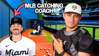 Inside the Marlins Pregame Routine with Catching Coach Joe Singley