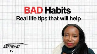We all have bad habits 😭! Here are some real life tips to lessen them.