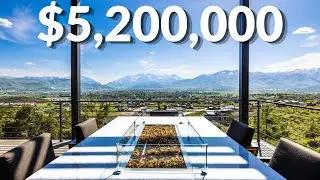 Inside a Newly Built $5,200,000 MODERN Mansion With Insane Views | Utah Luxury Home Tour