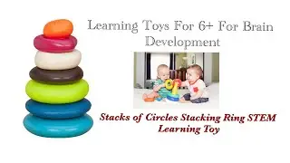 Stacks of Circles Stacking Ring STEM Learning Toy | Learning Toys For 6+ For Brain Development |