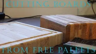 Newbie tries wood working | Cutting board from *FREE* pallet wood