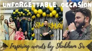 Unforgettable moments : Inspiring words by Shubham Sir #pulaw #entrance #exam