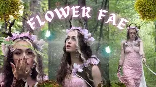 Making a Flower Fae Warrior Princess Costume (from a prom dress)