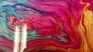 Acrylic Pour Painting  - 