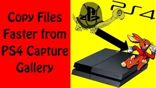 Copy Files from PS4 Capture Gallery to USB Drive Faster