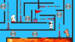 MOST DANGEROUS TRAP MAZE EVER! (Ultimate Chicken Horse)