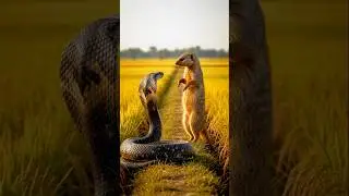 Epic Battle: Snake vs King Cobra 🐍🔥 | AI Generated Animal Fight | Viral Shorts 2025 #shorts #snake