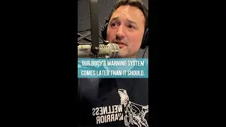 Our body's warning system comes later than it should! #shorts