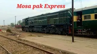 Mosa pak Express departure from Multan cantt Railway station with ZCU-20