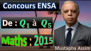 Correction concours ENSA Maths 2015 -Concours ENSA  - Pr&eacute;paration Concours ENSA - Concours ENSA 2015