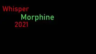 Whisper - 2021 - A Morphine cover by Gary Rees