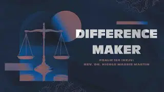 Difference Maker - Dr. Nicole Martin - December 28, 2025