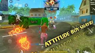 Attitude Boy Shayri Status 💖 FF Shayri || #boysattitude #freefirenewwhatsapp