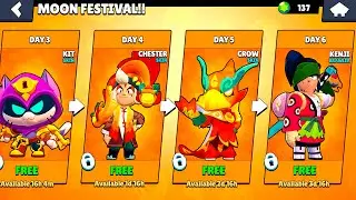 Ежедневные бесплатные подарки на лунном фестивале! 🎁 &mdash; новый бравлер Brawl Stars