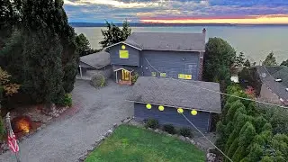 Waterfront Luxury Home w/ Privacy, Space, and the BEST VIEWS in Puget Sound! 18 Edgewater Dr, Camano