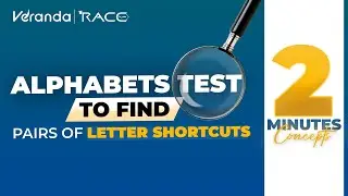 2Mins Concepts | ALPHABET TEST | TO FIND HOW MANY PAIRS OF LETTERS IN WORD | Mr. AK | Veranda Race