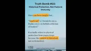 #10: Historical Protection, Not Pastoral Immunity