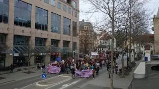 Frauen*Streik Demo in Jena 8.3.2020