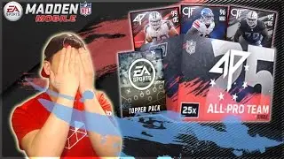 ДВА КОМПЛЕКТА 25X ALL PRO!! ЭЛИТНЫЕ ТОППЕРЫ НАПАДЕНИЯ!! Madden Mobile 17