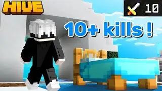 I Got 10+ Kills in Hive Bedwars on Mobile | Insane MCPE PvP Gameplay 