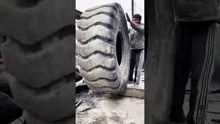 Repair giant tire