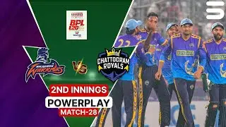 2nd Innings Powerplay | Rajshahi Warriors vs Chattogram Royals | Match 28 | BPL 2025-26 | M3Z1K