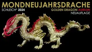 Schleich &reg; Mondneujahrsdrache / Year of the Dragon / Goldener Drache Auruun - Neu 2024 New - Review
