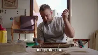 Présentation de l'atelier cannage de chaises